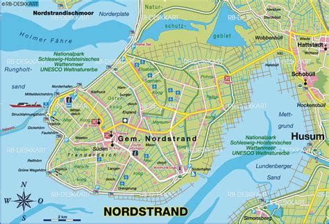 Nordstrand Map .